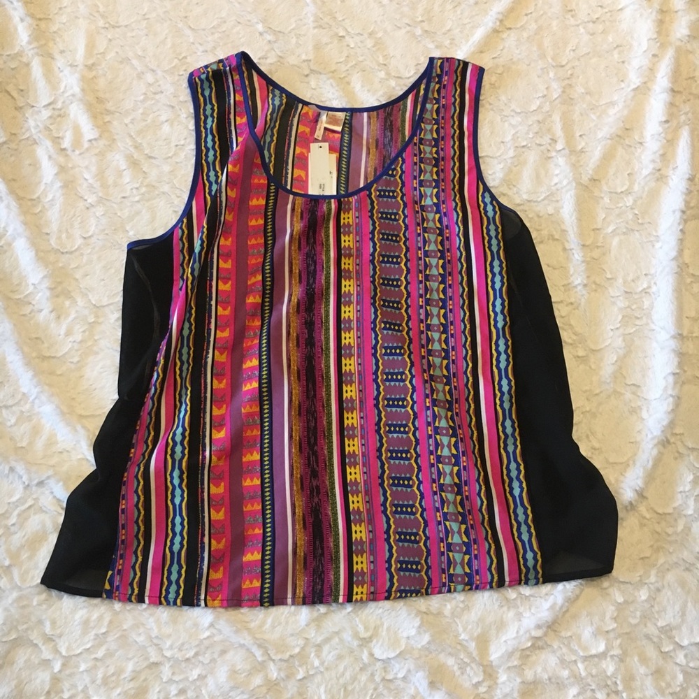 Bright colored tank top